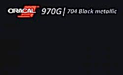 Пленка Oracal 970G RA F070_200 мм (черный глянец)
