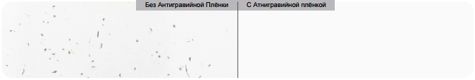 С пленкой и без